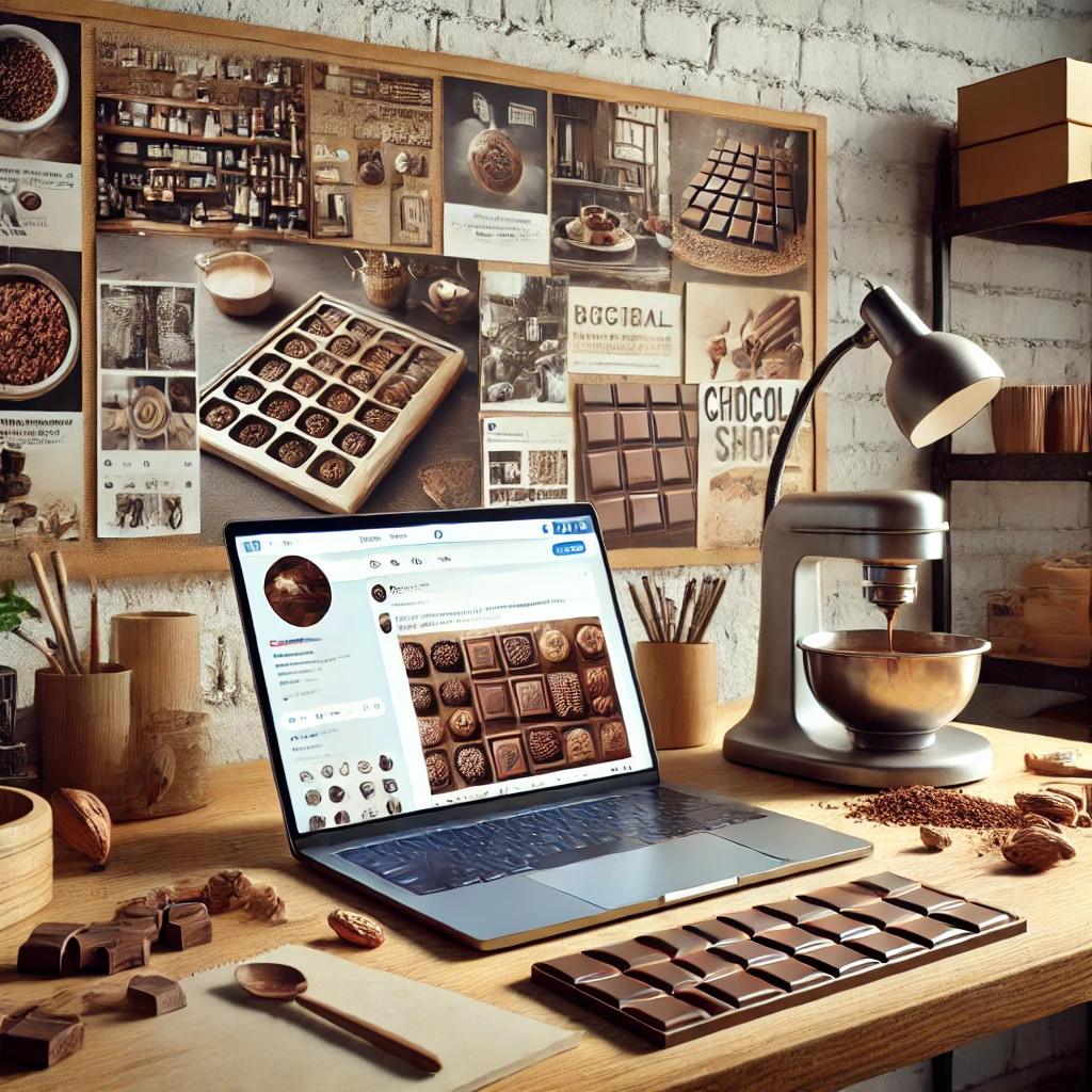 chocolate social influencers desk